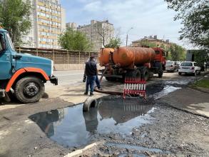 С начала года в Астрахани промыто более 7 км сетей канализации