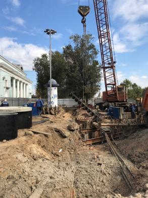 Ремонт сетей на набережной Приволжского затона продлен до 12 октября