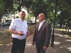 На улице Савушкина идёт ямочный ремонт