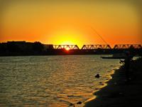 Количество голосов: 1 487  </br>«Закат на лодочной»</br>Автор: Марина Черепенина