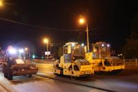 В Астрахани дорожная техника вышла на центральные улицы