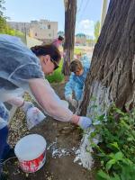 Порядка 1200 астраханцев вышли сегодня на Всероссийский субботник