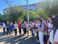 К памятнику безвинно погибшим возложили цветы