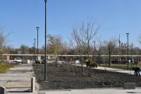 В микрорайоне АЦКК завершается благоустройство сквера Коновалова