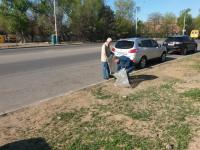 23.04.2016 силами сотрудников администрации Ленинского района и структурных подразделений администрации муниципального образования «Город Астрахань» проведен общероссийский субботник