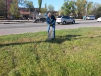 23.04.2016 силами сотрудников администрации Ленинского района и структурных подразделений администрации муниципального образования «Город Астрахань» проведен общероссийский субботник