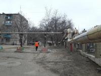 Санитарная уборка Территории Трусовского района.