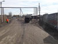 Санитарная уборка Территории Трусовского района.