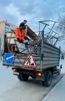 На Кировском рынке демонтировали незаконные прилавки 