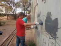 Проведено рейдовое мероприятие по уничтожению надписей, рекламирующих продажу наркотиков