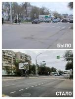 На улице Боевой нанесли разметку