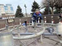 В Астрахани приступили к расконсервации фонтанов