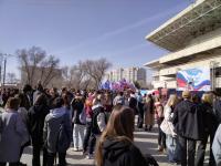 В Астрахани высадили Крымскую аллею