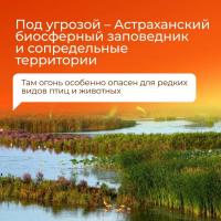    Внимание: в Астраханской области вырос риск пожаров