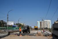 Работы на перекрытой полосе вокзального путепровода выполнены на 40%