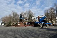 Помывка фасадов на Адмиралтейской продолжается