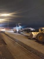 На ул. Победы уложили асфальт, на Хибинской завершили фрезеровку