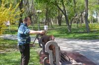 На склоне Астраханского кремля высадили 20 берез