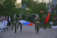 В городской школе прошла линейка "Сквозь время: одной судьбой, одной Победой"