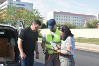 Толщину нового асфальта на Кирова проверила дорожная лаборатория