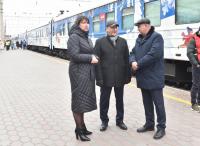 В Астрахань прибыл поезд Деда Мороза