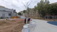 В Астрахани завершается благоустройство парка на проезде Воробьёва