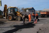 На улице Балашовской отремонтировали дорогу