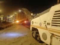 На ул. Победы уложили асфальт, на Хибинской завершили фрезеровку