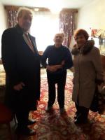 Поздравление ветеранов с Днем победы в Сталинградской битве