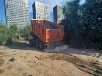 В городе продолжается подсыпка грунтовых дорог