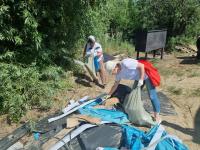 Свыше 100 человек приняли участие в субботнике на острове Городской