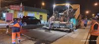 На улице Дзержинского провели ямочный ремонт