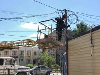 В городе демонтируют незаконные киоски