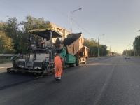 На улице Адмирала Нахимова начали укладывать асфальт