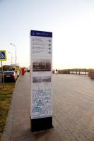 На набережной Волги появились навигационные стелы