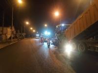 На Адм. Нахимова завершили укладку асфальта