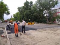 В Астрахани сегодня открыли движение на участке дороги на улице Адмирала Нахимова