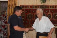 поздравление с 90-летием участника Великой Отечественной Войны Бизюкина И.Г.