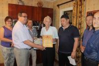 поздравление с 90-летием участника Великой Отечественной Войны Бизюкина И.Г.