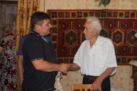 поздравление с 90-летием участника Великой Отечественной Войны Бизюкина И.Г.