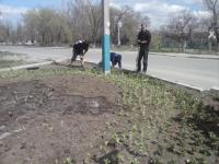 Санитарная уборка Трусовского района г. Астрахани.