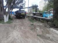 Санитарная уборка Трусовского района г. Астрахани.