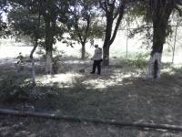 Санитарная уборка Трусовского района г. Астрахани.