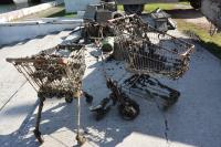 С начала навигации с городских каналов собрали около 200 кубометров плавающего мусора