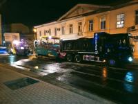 На улице Володарского укладывают верхний слой асфальта