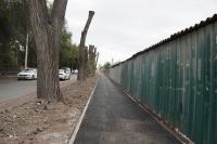 На улице 2-й Соликамской отремонтировали тротуар