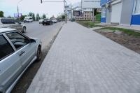 Тротуар на Набережной Приволжского затона отремонтировали по нацпроекту 