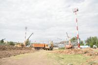 На муниципальном стадионе начались работы по обустройству игрового поля