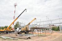 На муниципальном стадионе начались работы по обустройству игрового поля