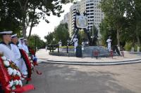 Морской парад в Санкт-Петербурге открыл корабль Каспийской флотилии